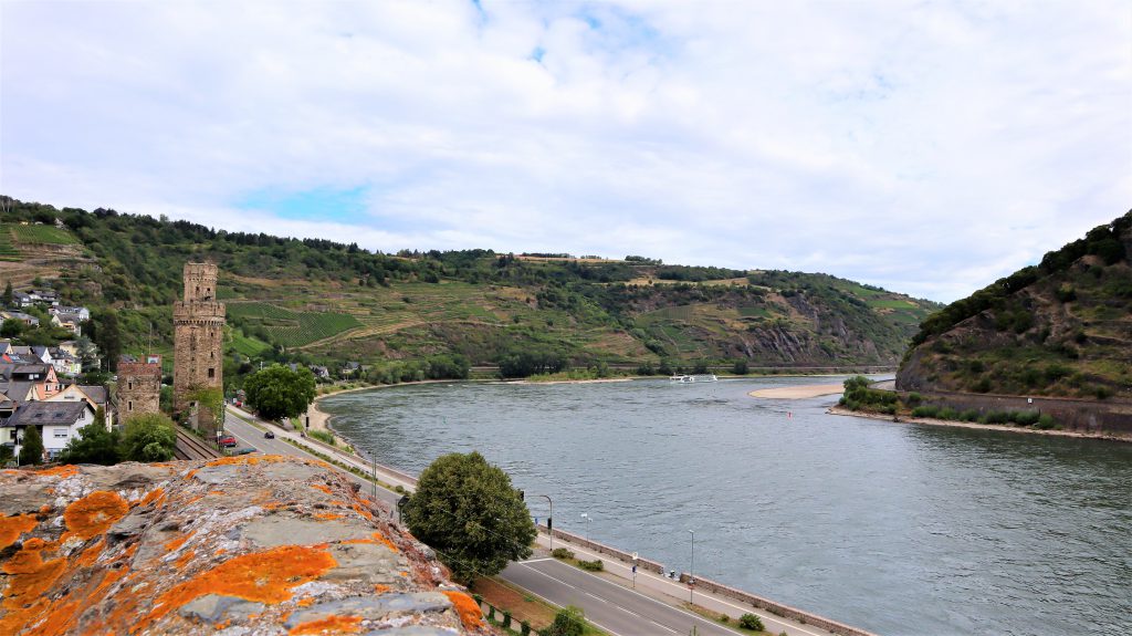 Rheinblick von der Stadtmauer Oberwesel