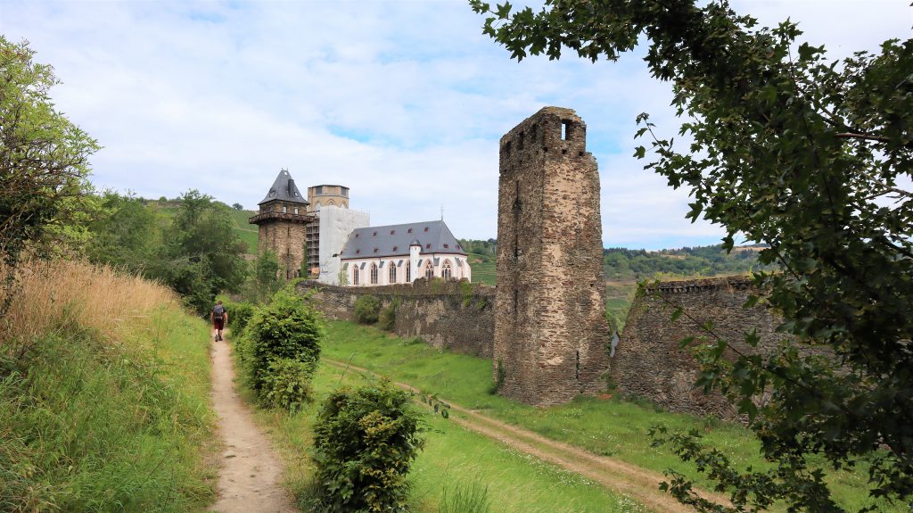 Westliche Stadtmauer und St. Martinskirche Oberwesel