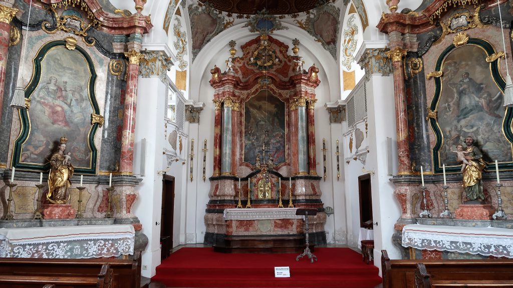 Stadtrundgang Füssen Spitalkirche Innenansicht