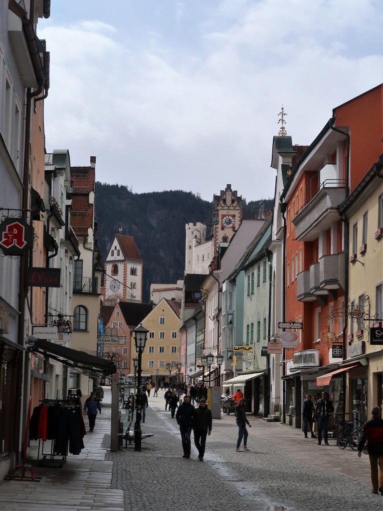 Stadtrundgang Füssen Fußgängerbereich Altstadt