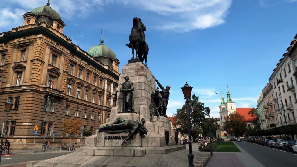 Grunwald Denkmal erinnert an die Schlacht bei Tannernberg 1410