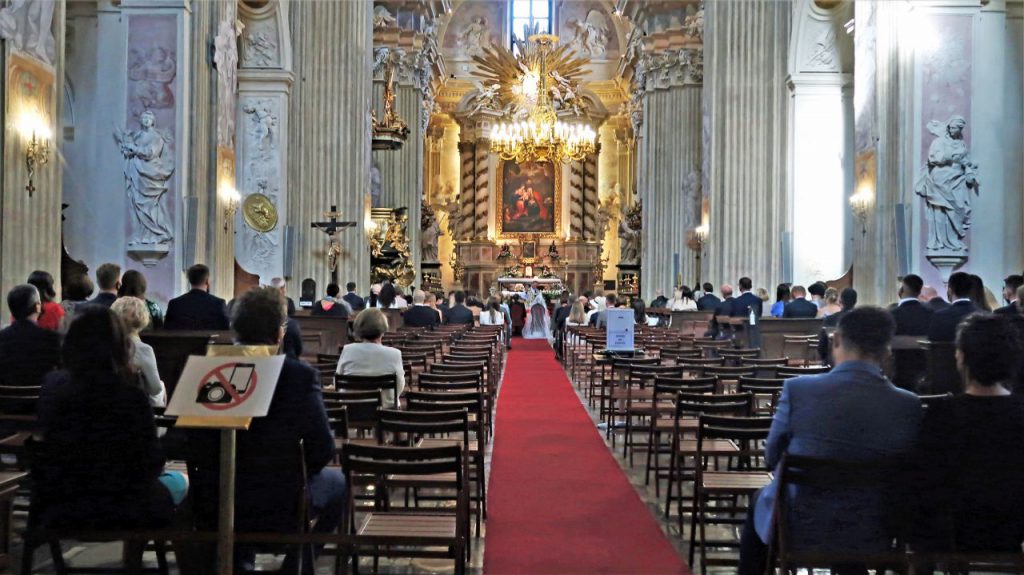 Hochzeit in der St. Anna Kirche