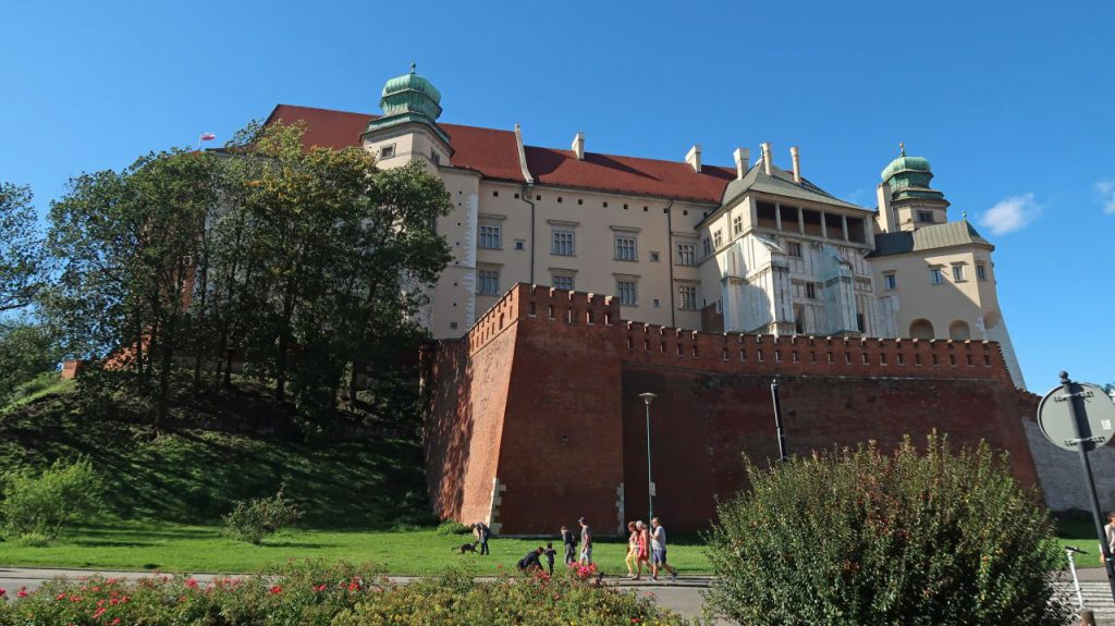 Blick auf den Wawel mit Schloss