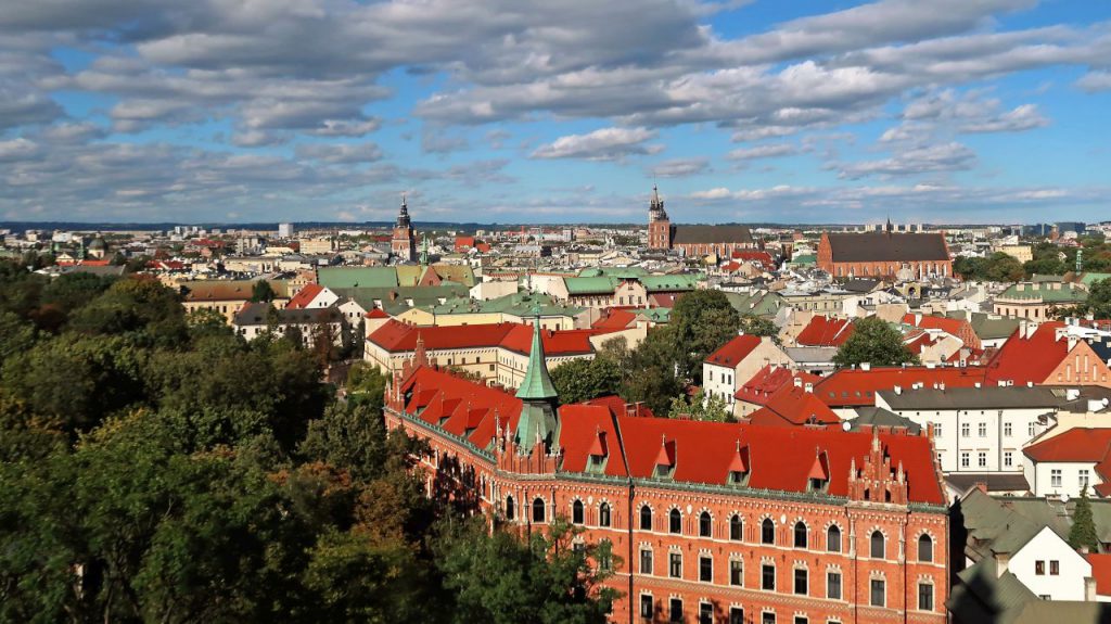 Blick vom Turm der Kathedrale auf die Altstadt