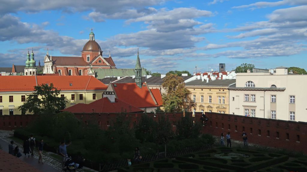 Blick vom Wawel zur St. Peter und Paul Kirche