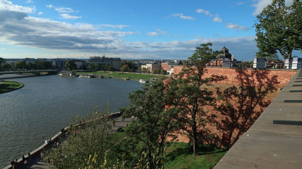 Blick vom Wawel auf die Weichsel