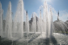 Springbrunnen zwischen Hagia Sofia und Sultan Ahmed Moschee