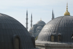 Zwischen den Kuppeln der Hagia Sofia
