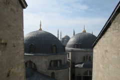 Zwischen den Kuppeln der Hagia Sofia