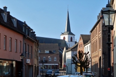 Blick vom Heinsbergertor auf St. Nikolaus