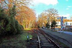 Bahnsteig Hülserberg Bahnhof (Dampfzug Schluff)