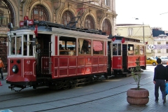 Tram in der Istiklal Caddesi