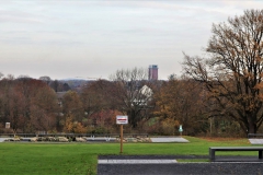 Blick zum Zechengelände der LAGA  von den Paradiesgärten