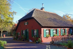 Reetgedecktes Haus in Hombergen