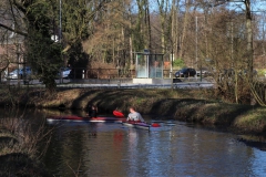 Paddler an der Lüttelforstermühle