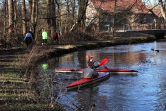 Paddler an der Lüttelforstermühle