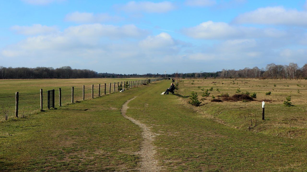 Blick auf das Vliegfeld Venlo und Heide