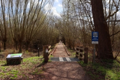 Brücke mit Steg am Rodebach