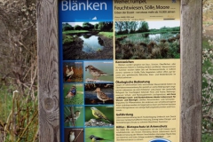 Hinweistafel Blänken