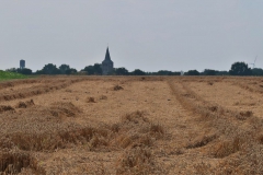 Wasserturm Uevekoven und Kirchturm Beeck