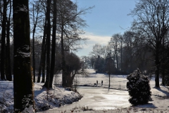 Park hinter dem Schloss Dyck