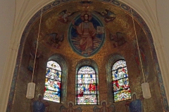 Mosaik Pfarrkirche St. Sebastianus Hülchrath
