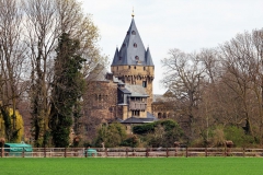 Schloss Hülrath Blick vom Gillbach