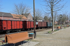 Güterwagen im Bahnhof Schierwaldenrath