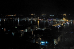 Blick vom Galata Turm auf Topkapi Palast und Galatabrücke