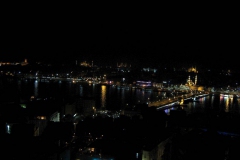 Blick vom Galata Turm auf Topkapi Palast und Galatabrücke