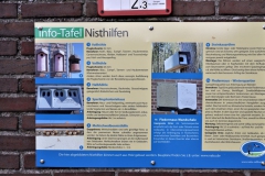 Info-Tafel Nisthilfen