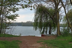 Blick von der Rurbrücke auf den Adolfosee