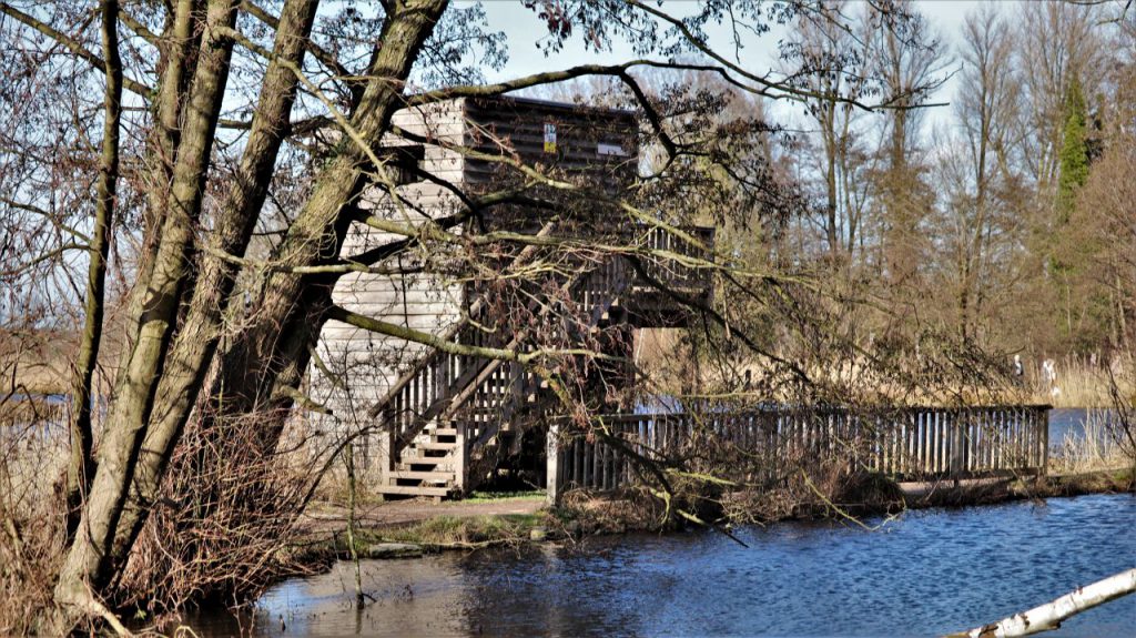 Aussichtsturm Vogelbeobachtungsgebiet