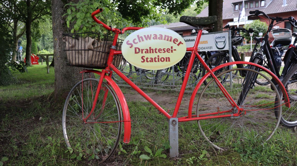 Fahrradfahren Schwaamer Drahtesel-Station