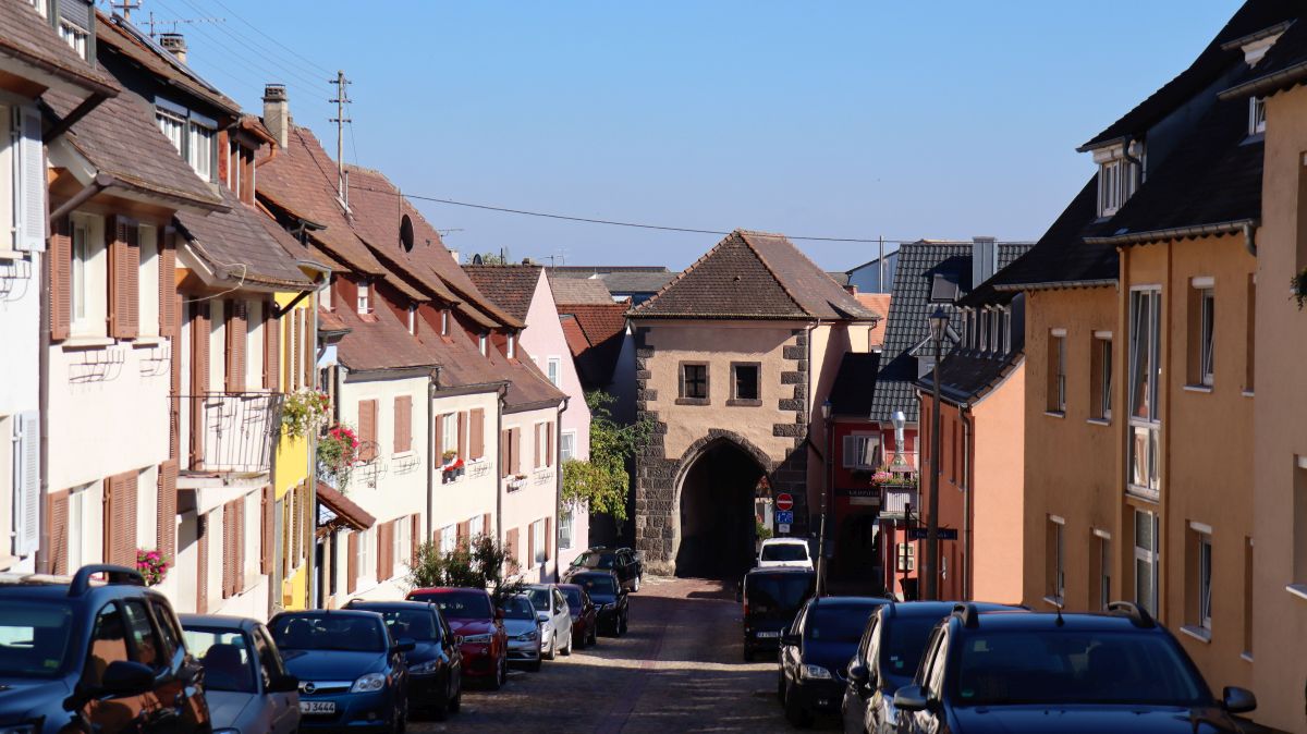 Münsterbergstraße mit Gutgesellentor