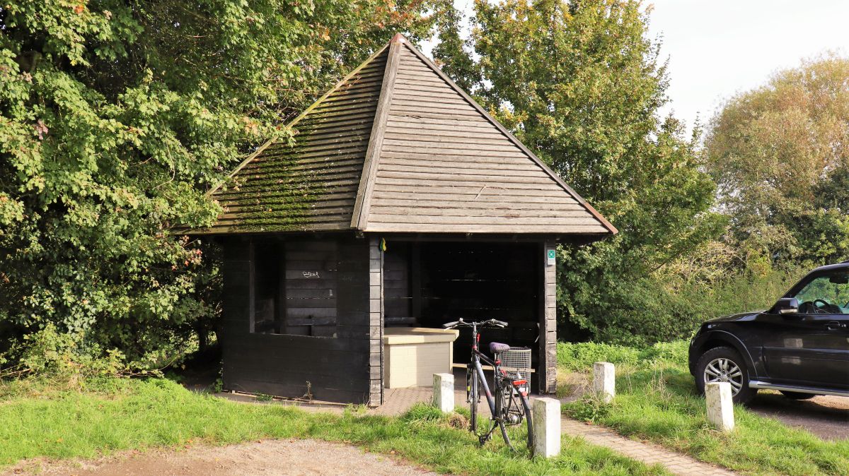 Schutzhütte an der Niersbrücke