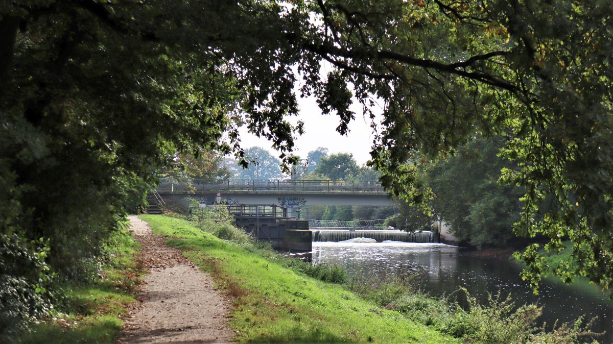 Nierswehr mit Schleuse