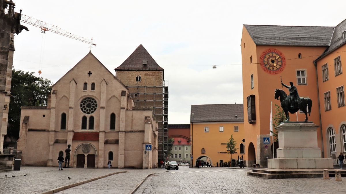 Reiterstatue Ludwig des I. am Domplatz