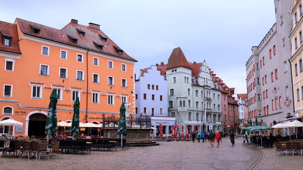 Haidplatz Justitia-Brunnen, Regensburg