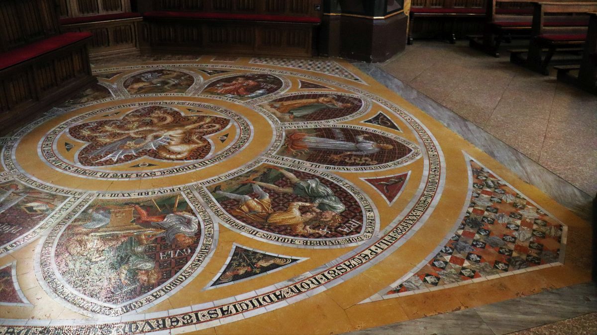 Fußbodenmosaik Marien Basilika