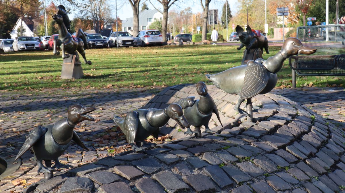 Brunnen am Kreisverkehr Brückstraße