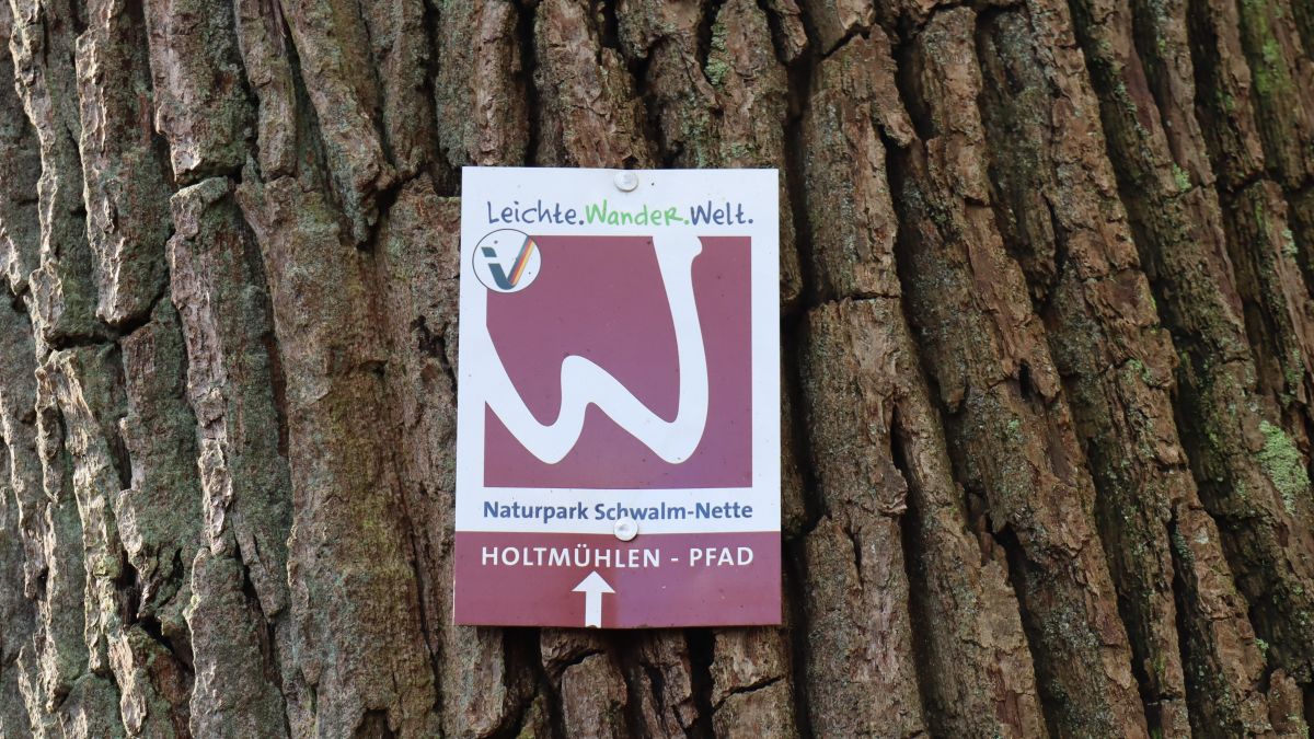 Wegweiser Holtmühlen - Pfad