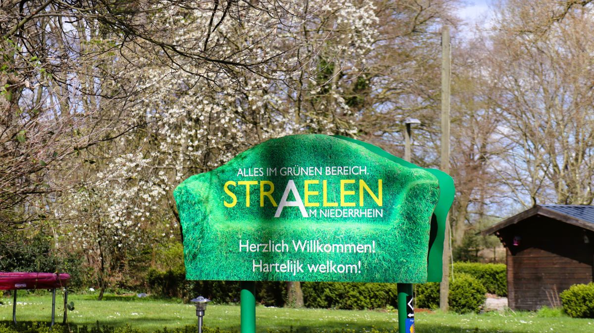 Grenzschild Straelen