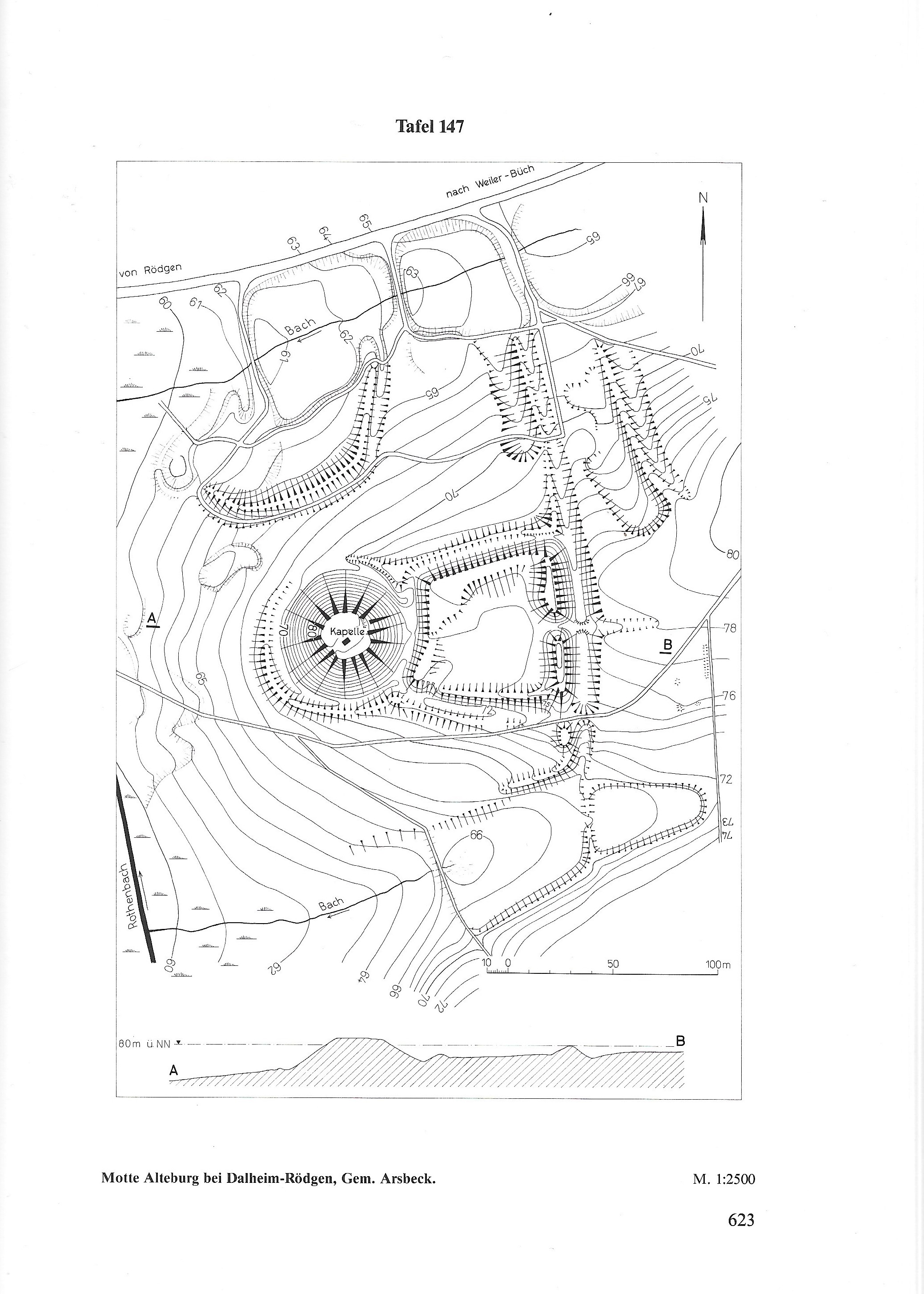 Plan Motte Aldeberg