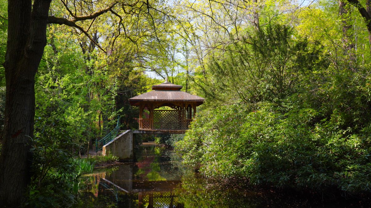 Pavillon im Rhododendronpark