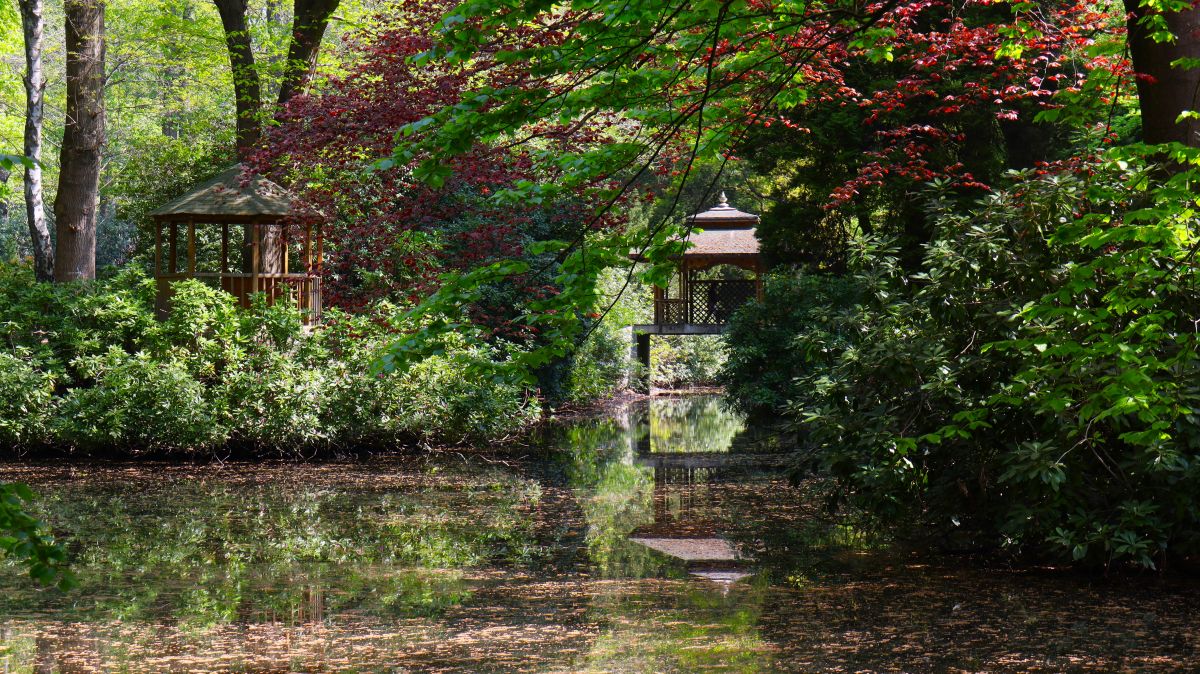 Pavillons im Rhododendronpark