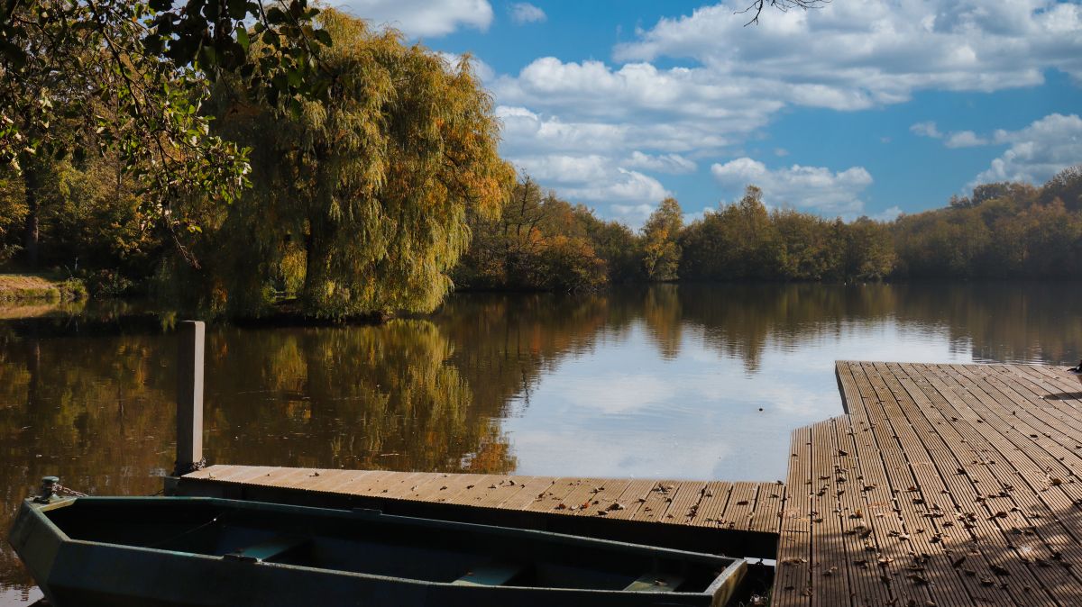 Steg am Holtmühlenweiher